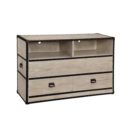 Four Drawer Media Console